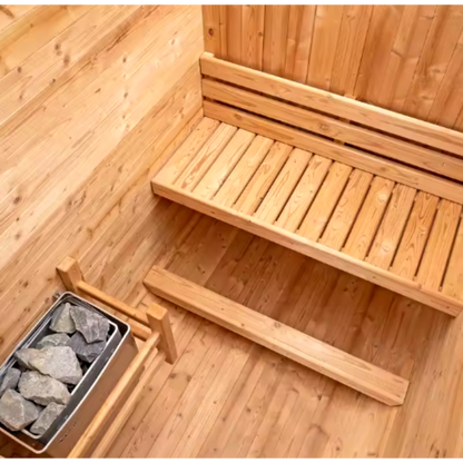CozyRetreat 2-Person Wood Sauna