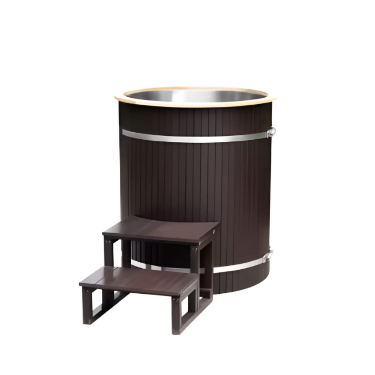 Darkwood Tall Cold Plunge Tub